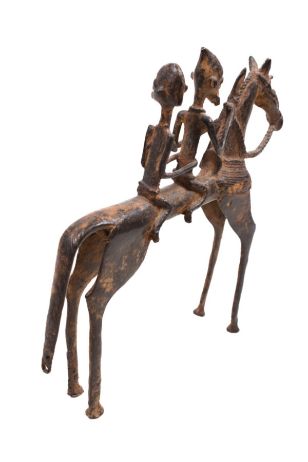 Equestrian Figure - Bronze - Dogon - Mali