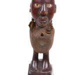 Figure - Wood, Glass - Yombe - Congo