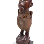 Figure - Wood, Glass - Yombe - Congo