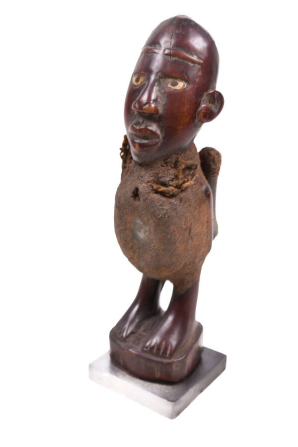 Figure - Wood, Glass - Yombe - Congo