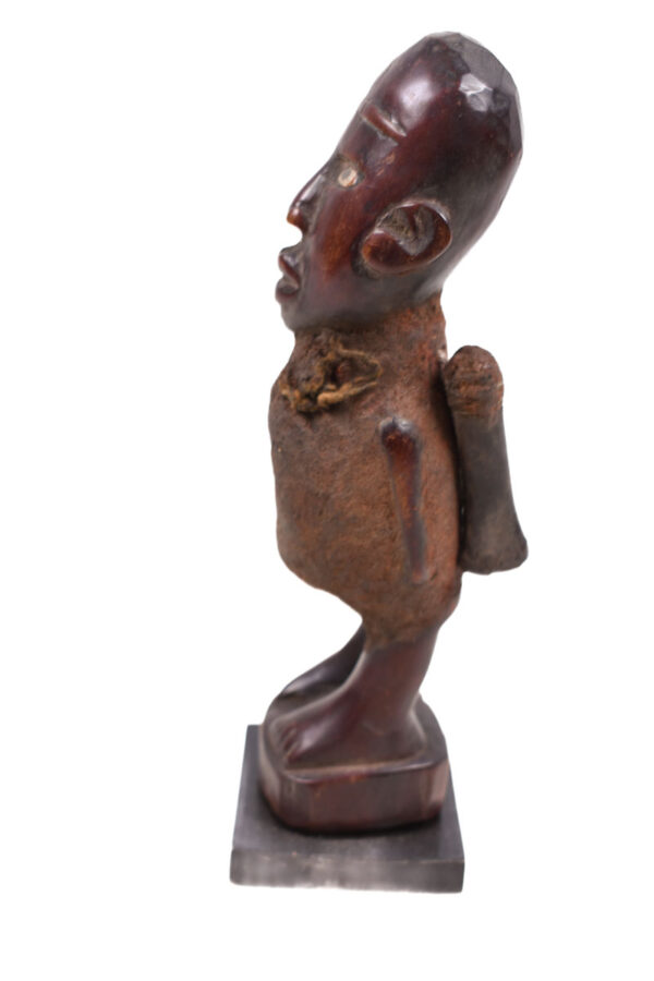 Figure - Wood, Glass - Yombe - Congo