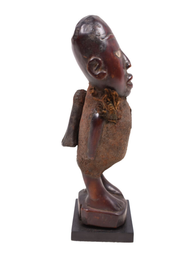 Figure - Wood, Glass - Yombe - Congo