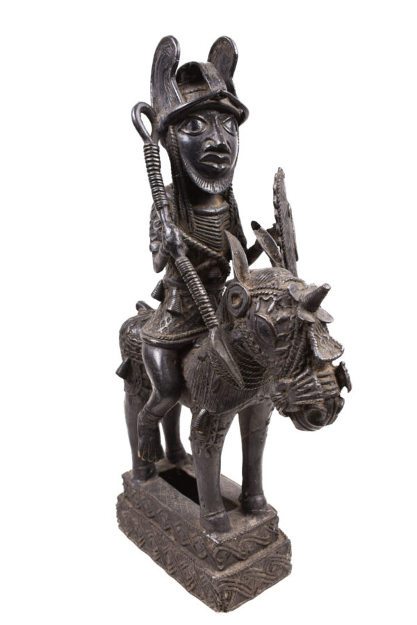 Equestrian Figure - Bronze - Edo - Benin
