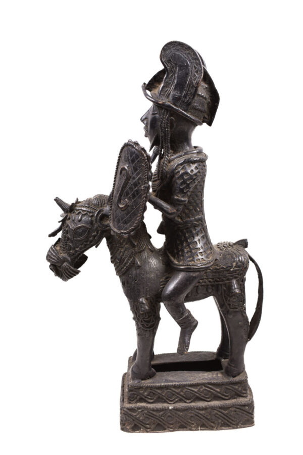 Equestrian Figure - Bronze - Edo - Benin