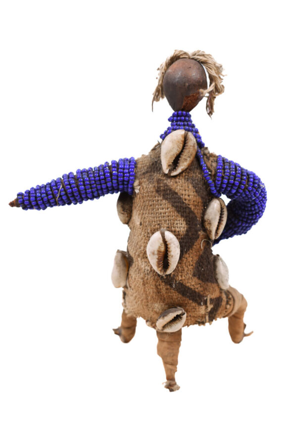 Fertility Doll - Bone, beads - Fali - Cameroon