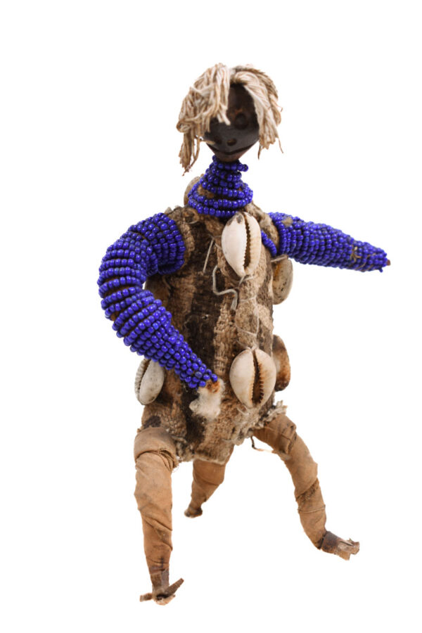 Fertility Doll - Bone, beads - Fali - Cameroon