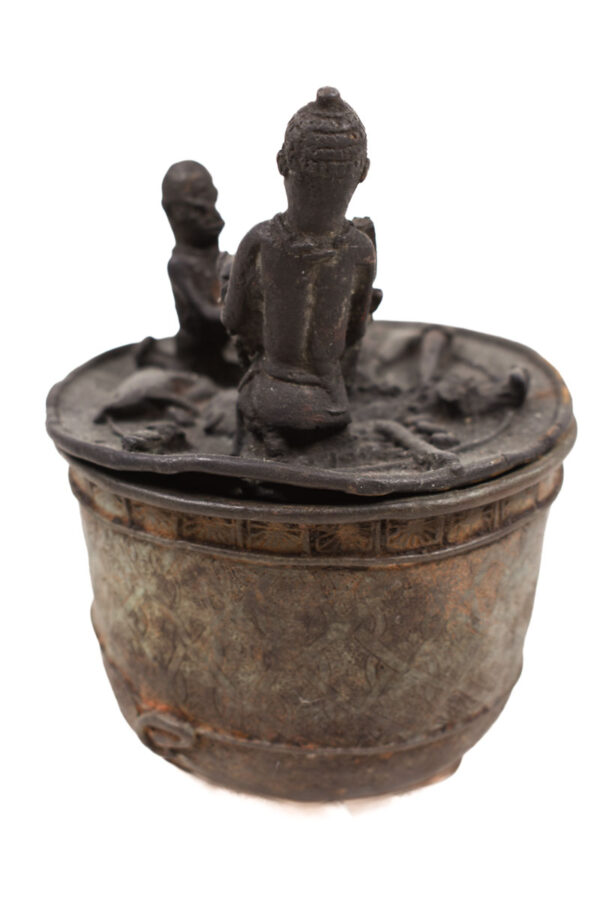 Figure - Wood, Glass - Yombe - Congo