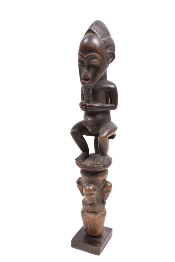 Power stick / Scepter - Wood - Baule - Ivory Coast