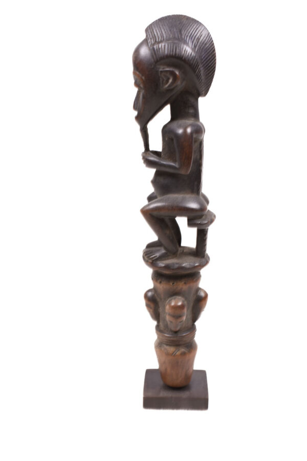 Power stick / Scepter - Wood - Baule - Ivory Coast