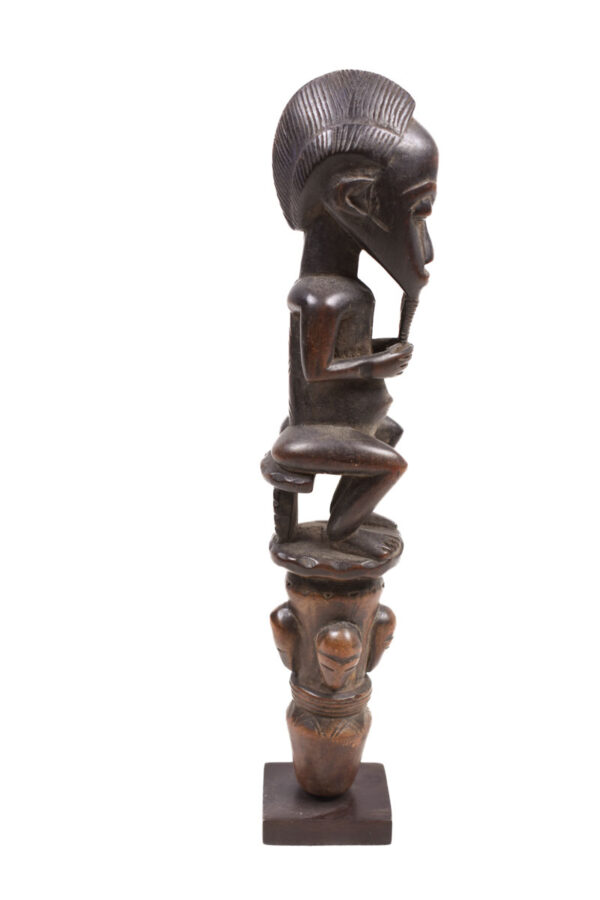 Power stick / Scepter - Wood - Baule - Ivory Coast