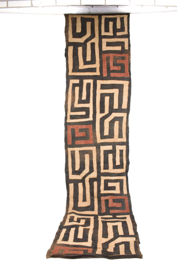 Textile - Cloth - Shoowa-Kuba - DR Congo 280 cm