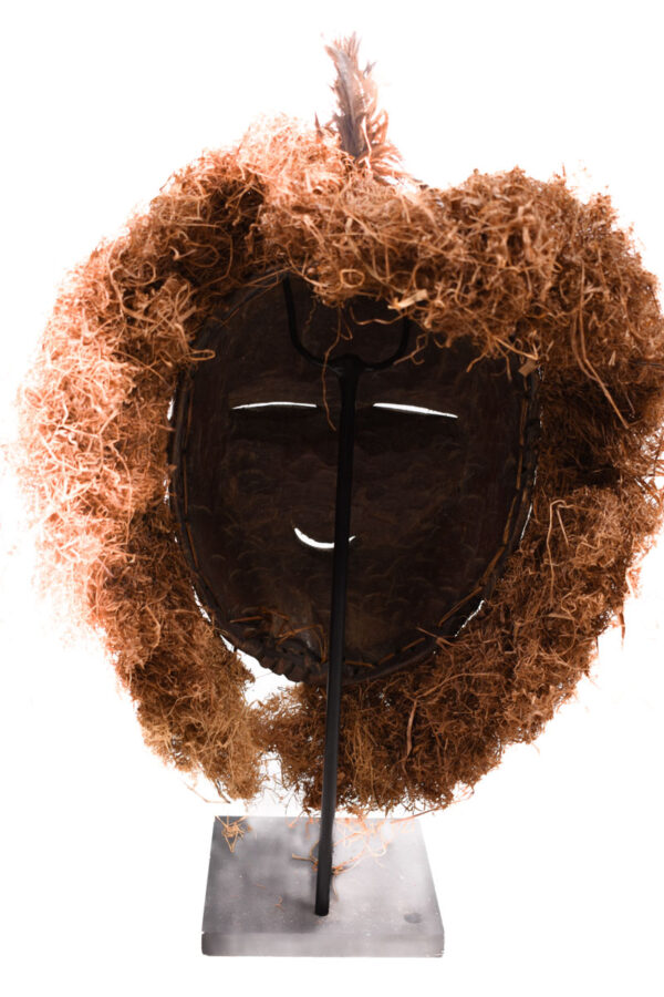 Mask - Wood, Raphia - Galoa - Gabon