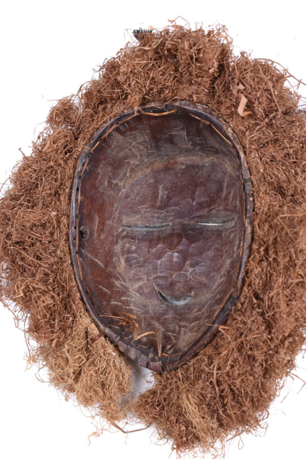 Mask - Wood, Raphia - Galoa - Gabon