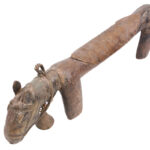 Horse Figure / Stool - Wood, Metal - Syon - Senufo - Ivory Coast