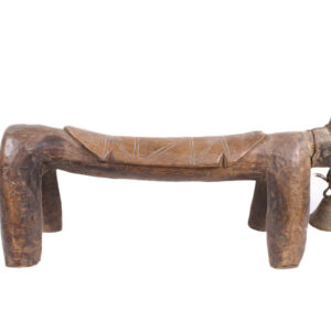 Horse Figure / Stool - Wood, Metal - Syon - Senufo - Ivory Coast