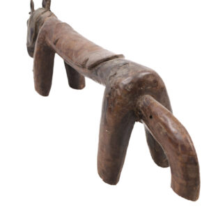 Horse Figure / Stool - Wood, Metal - Syon - Senufo - Ivory Coast