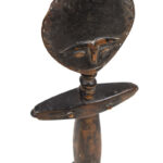 Fertility doll - Wood - Akuaba - Ashanti - Ghana