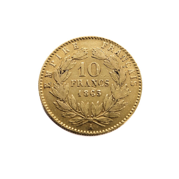 France 10 Francs 1865-A Napoleon III