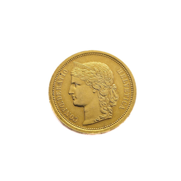 Switzerland 20 Francs 1886 Helvetica