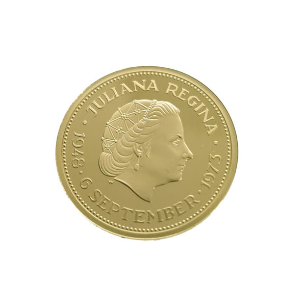 Nederland 10 Gulden 1973 Juliana - Restrike