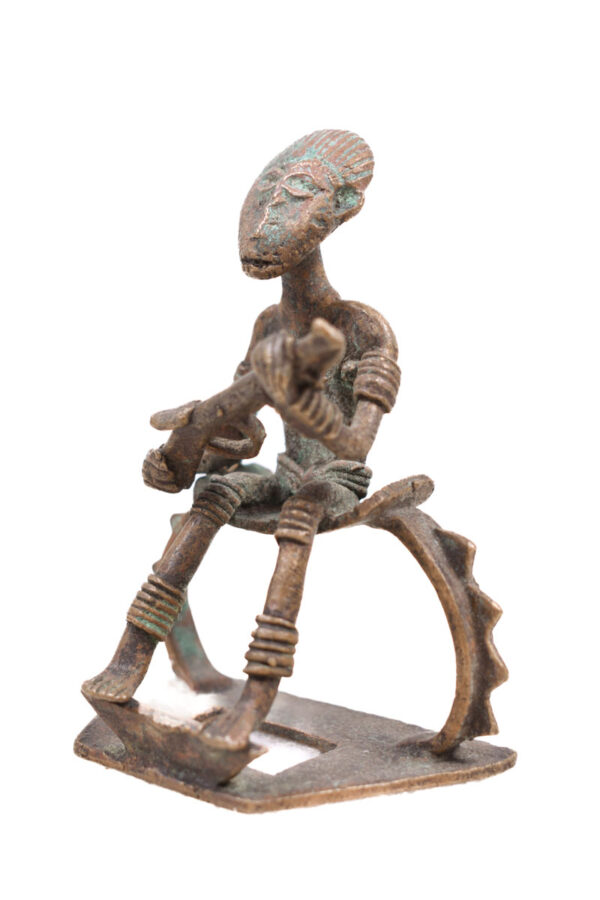 Goldweight figure - Bronze - Ashanti - Ghana