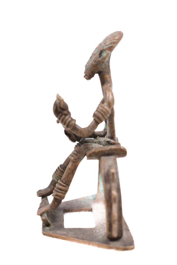 Goldweight figure - Bronze - Ashanti - Ghana
