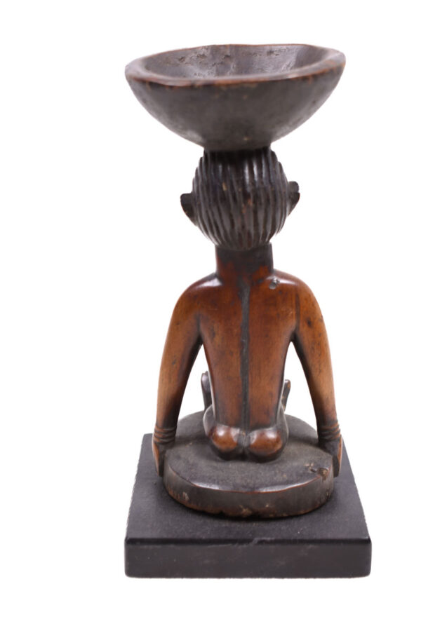 Divination bowl figure - Wood - Yoruba - Nigeria