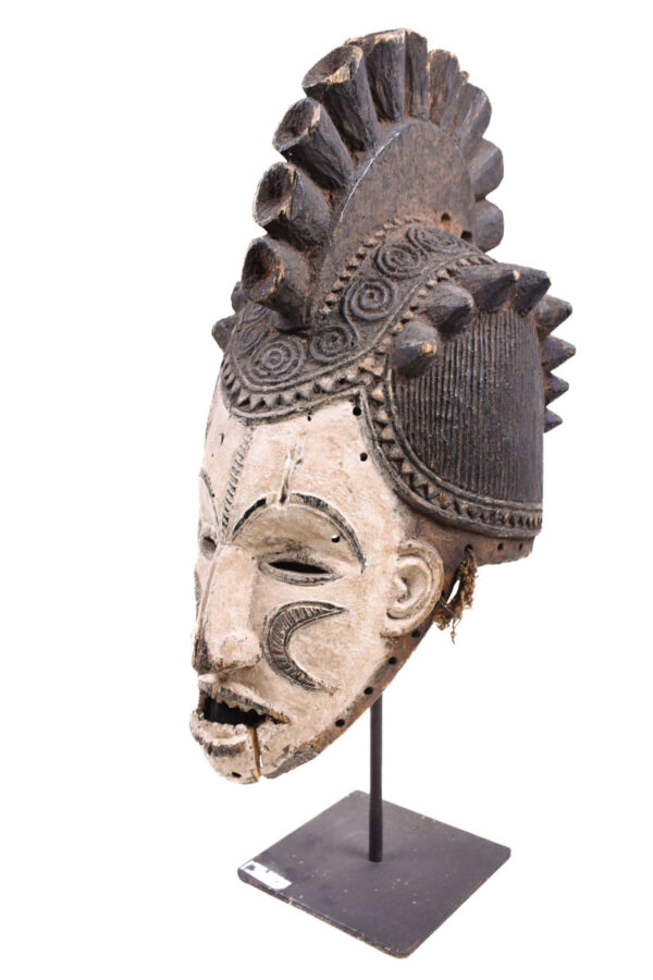 Mask - Wood - Agbogho Mmwo - Igbo / Ibo - Nigeria