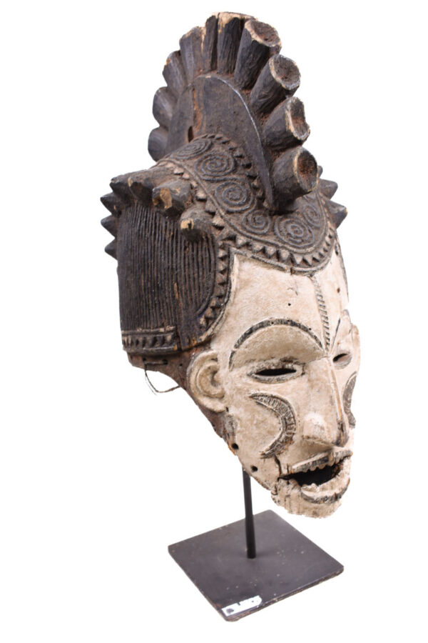 Mask - Wood - Agbogho Mmwo - Igbo / Ibo - Nigeria