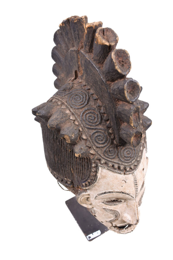 Mask - Wood - Agbogho Mmwo - Igbo / Ibo - Nigeria