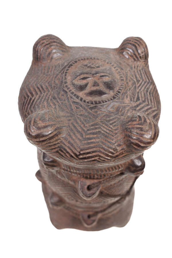 Tukula box - Wood - Kuba - Congo DRC