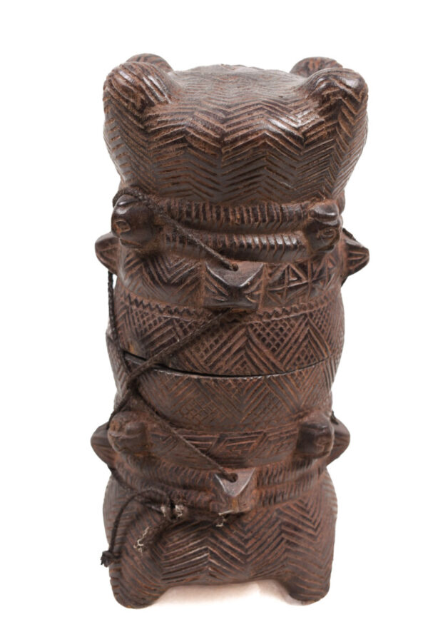Tukula box - Wood - Kuba - Congo DRC