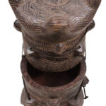 Tukula box - Wood - Kuba - Congo DRC
