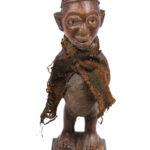 Fetish figure - Wood, Glass - Yombe - Congo