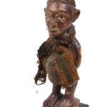 Fetish figure - Wood, Glass - Yombe - Congo