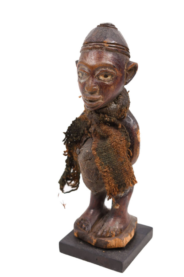 Fetish figure - Wood, Glass - Yombe - Congo