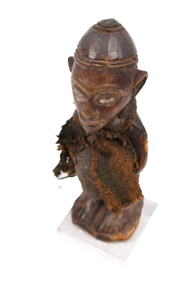 Fetish figure - Wood, Glass - Yombe - Congo