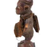 Fetish figure - Wood, Glass - Yombe - Congo