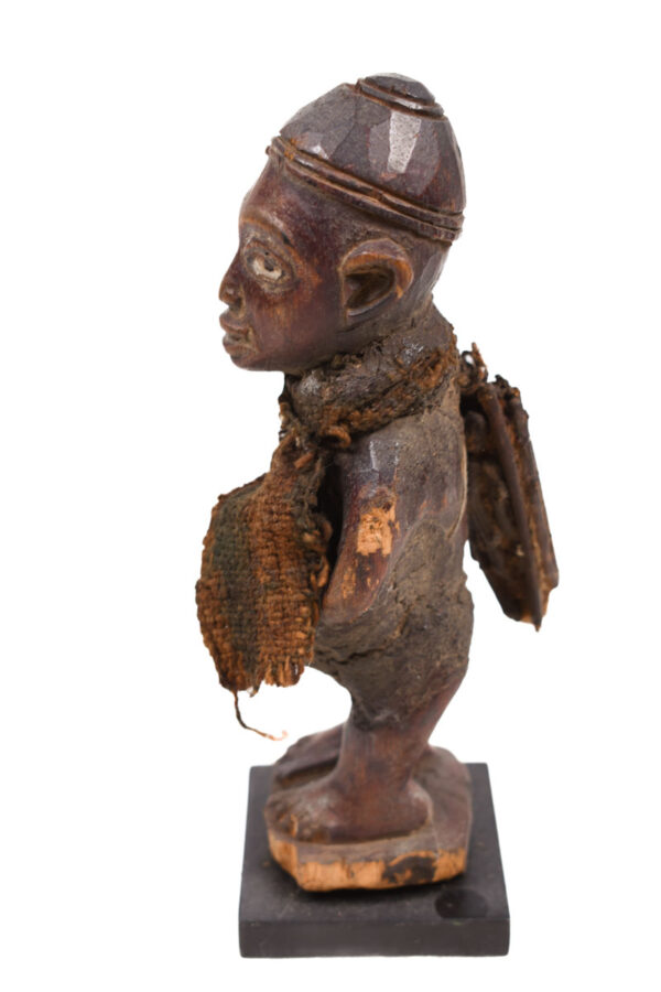 Fetish figure - Wood, Glass - Yombe - Congo