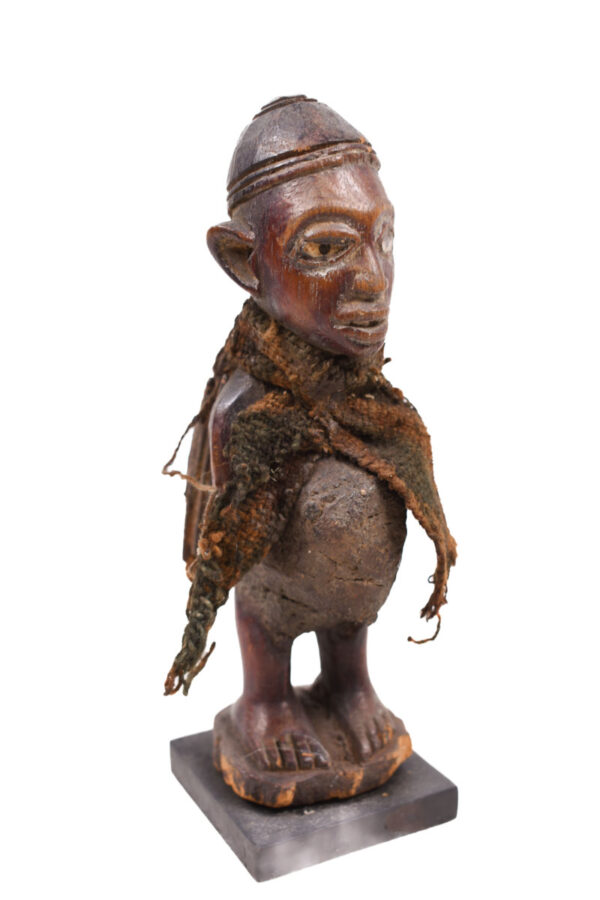 Fetish figure - Wood, Glass - Yombe - Congo
