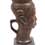 Anthropomorphic Cup - Wood - Kuba - Congo