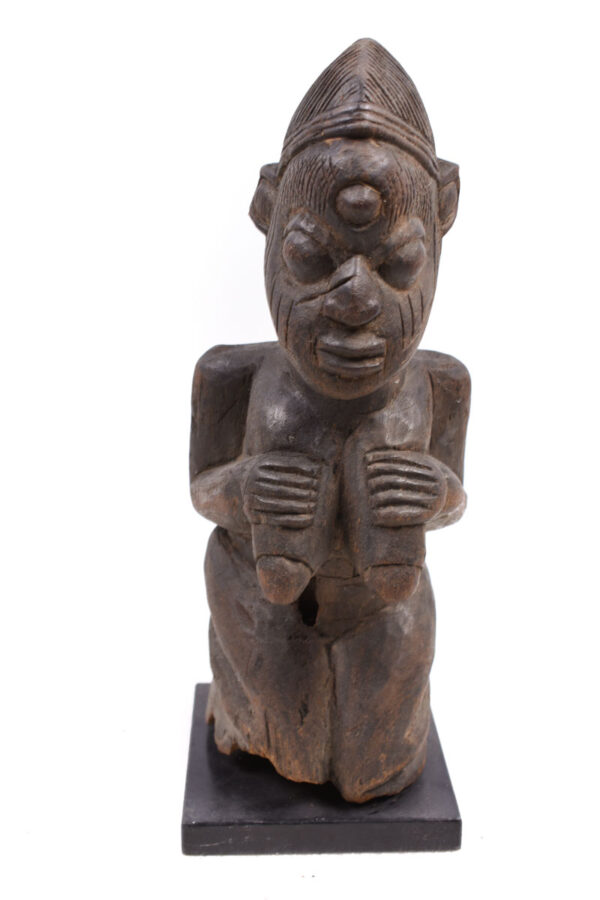 Ancestor figure - Wood - Yoruba - Nigeria