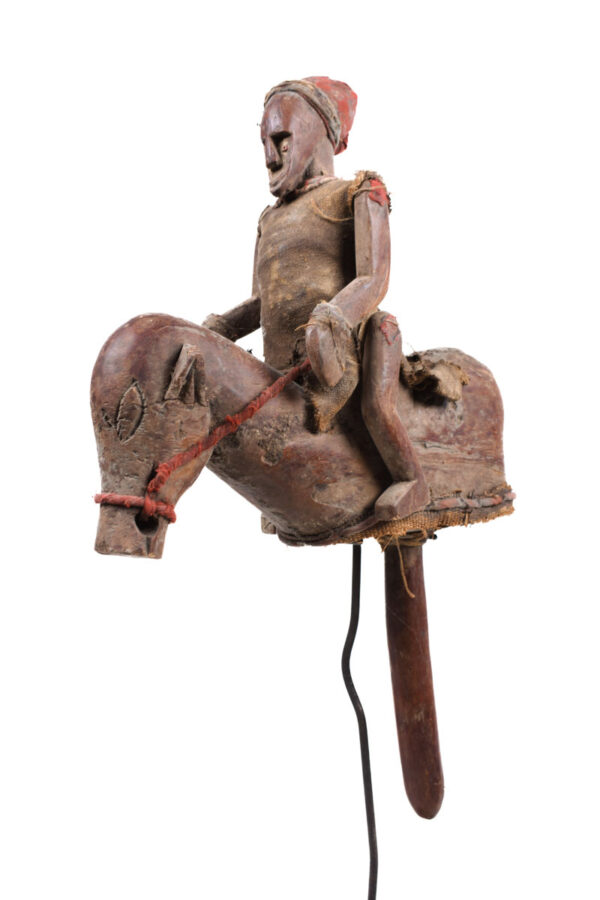 Equestrian Puppet - Wood - Bambara - Mali