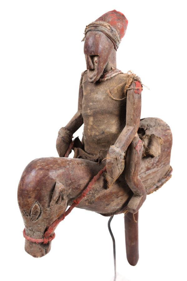 Equestrian Puppet - Wood - Bambara - Mali