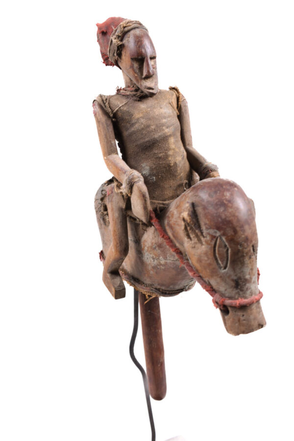 Equestrian Puppet - Wood - Bambara - Mali