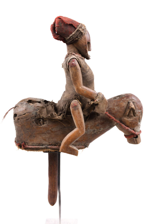 Equestrian Puppet - Wood - Bambara - Mali