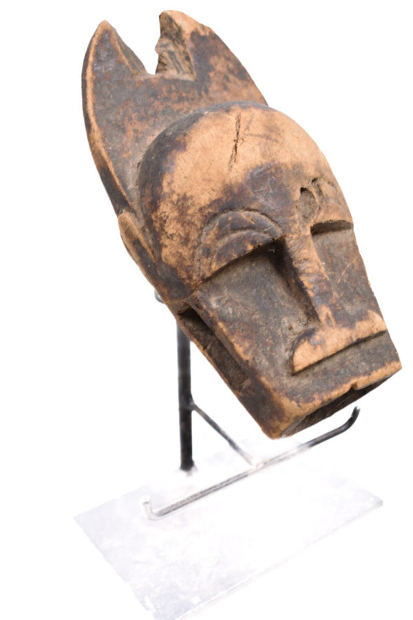 Buffalo mask - Wood - Baule - Ivory Coast