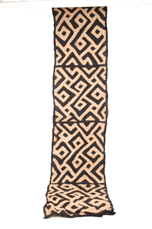 Textile - Cloth - Shoowa-Kuba - DR Congo 260 cm