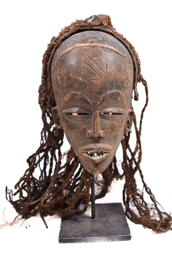 Mask - Wood, Rope - Chokwe - Congo DRC