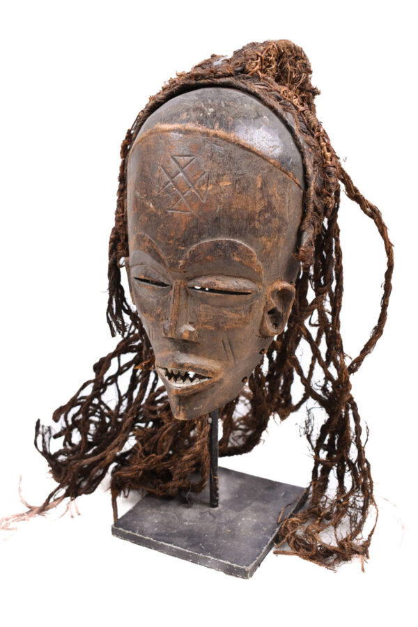 Mask - Wood, Rope - Chokwe - Congo DRC